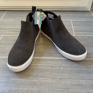 TOMS Gray Suede Hightop Bryce Sneakers